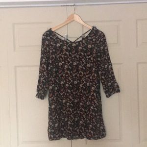 Strappy Back Short Dress